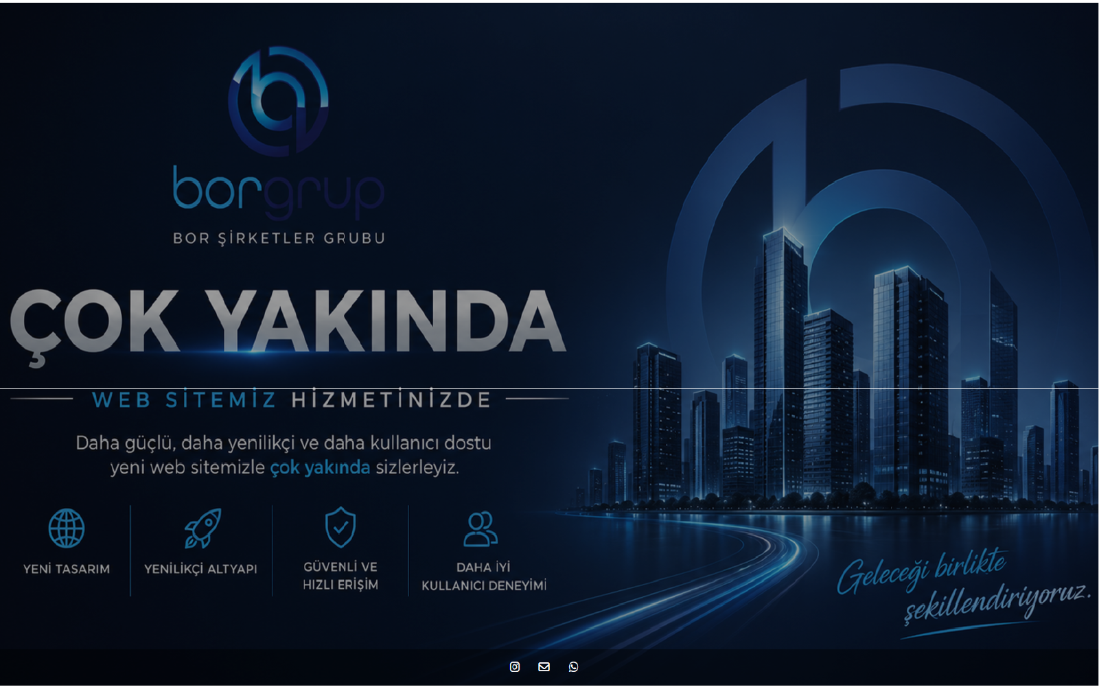 BOR Şirketler Grubu web sitesi referans çalışması