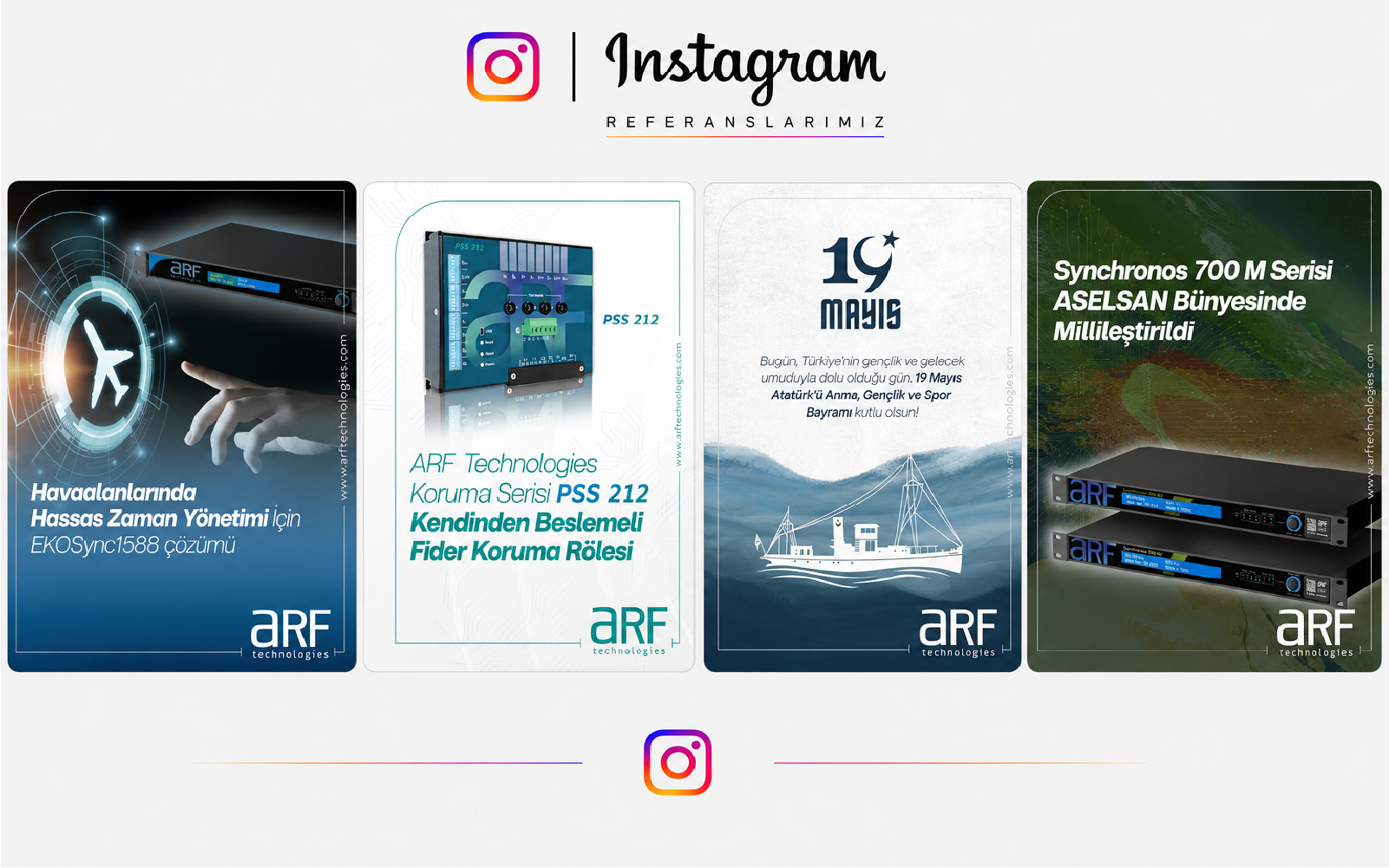 ARF Technologies sosyal medya referans çalışması