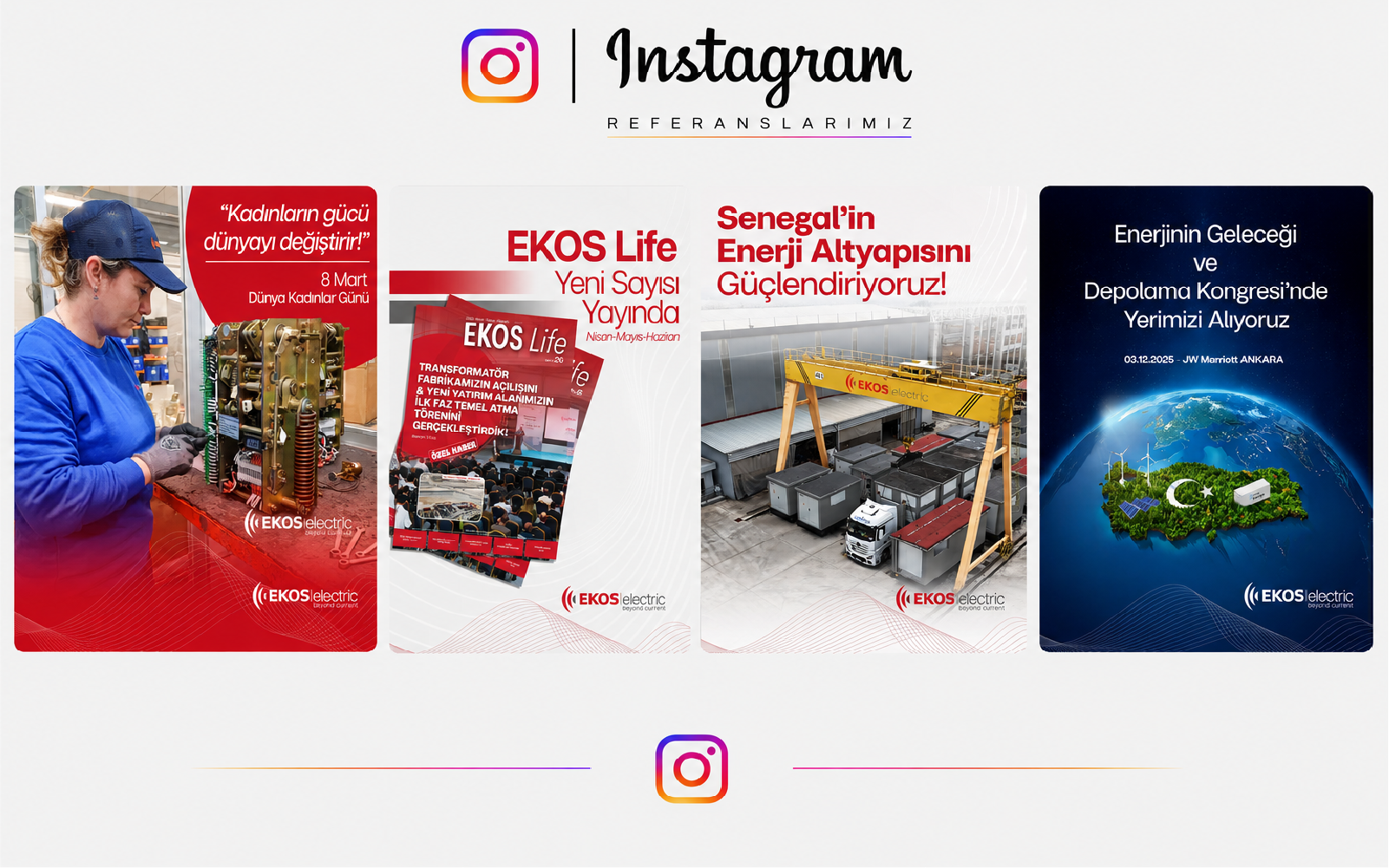 EKOS Electric sosyal medya referans çalışması